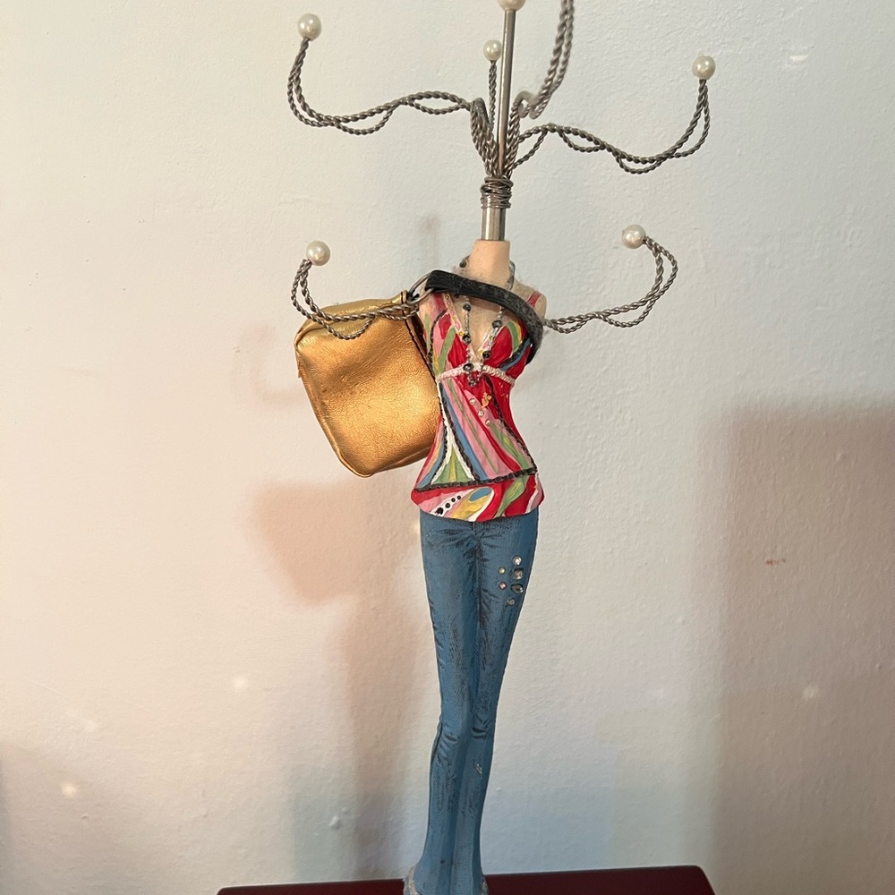 Colorful Jewelry fashion Holder with Gold Purse